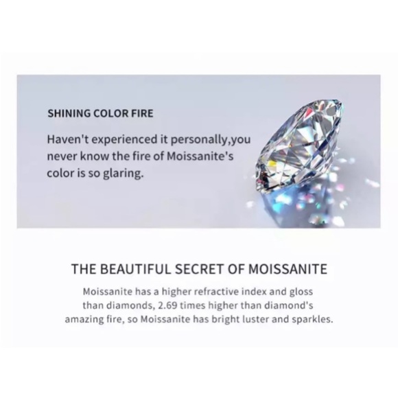 Moissanite Necklace - Picture 3 of 4